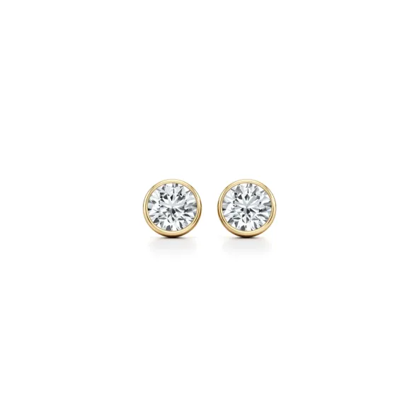 Classic Bezel Set Diamond Studs